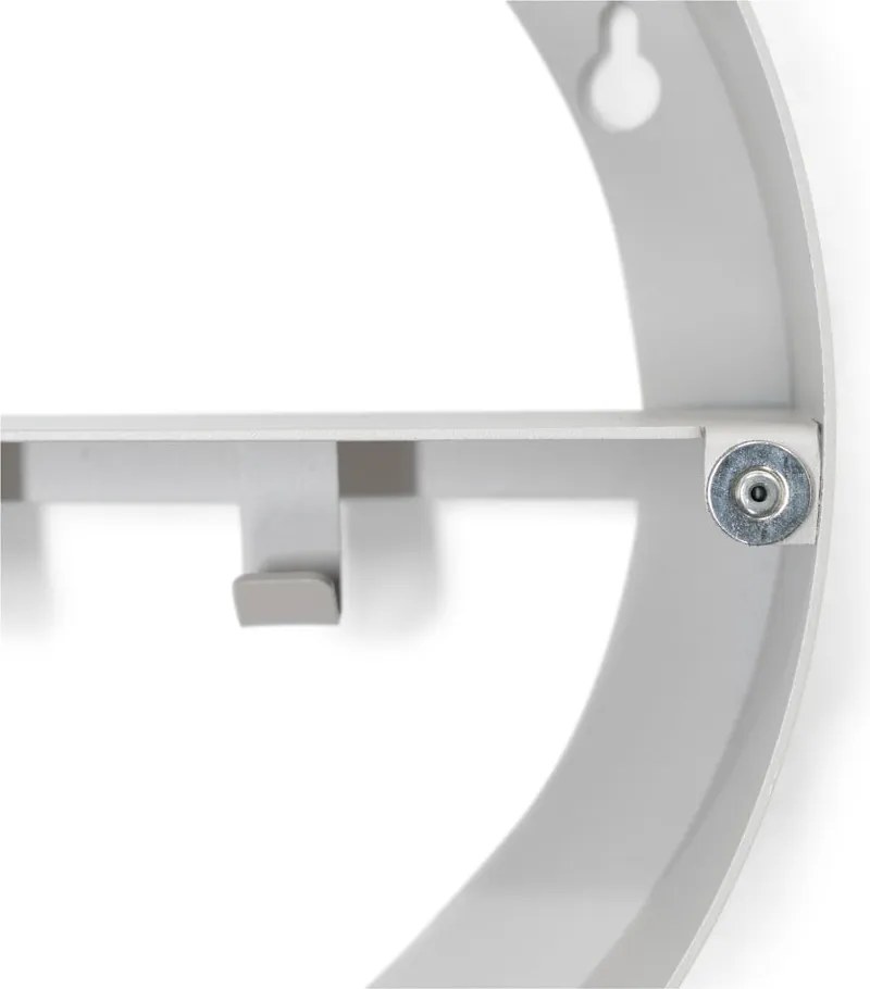 Taupe kovová závesná/so zrkadlom kúpeľňová skrinka 35x35 cm Sonnet – Spinder Design