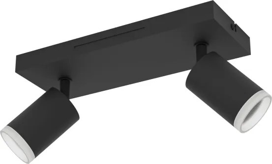 Eglo 901941 - LED RGBW stmievateľné bodové svietidlo MELITELLO-Z 2xLED/3,7W/230V čierna