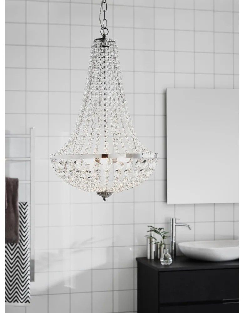 Závesné svietidlo v striebornej farbe ø 40 cm Gränsö – Markslöjd