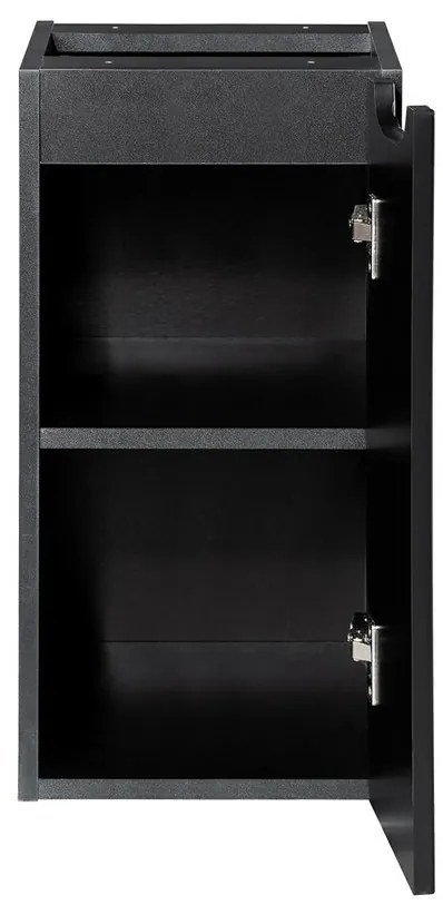 Závěsná koupelnová skříňka Nova Black D2 81-30-1D černý