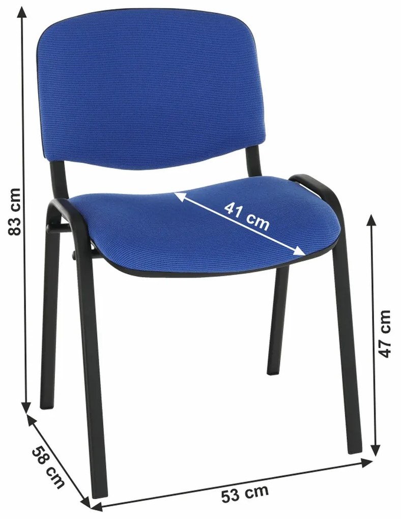 Konferenčná stolička Iso New - modrá