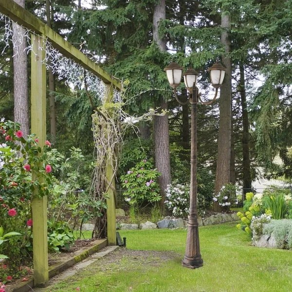 Rabalux 8379 - Vonkajšia lampa MADRID 3xE27/60W/230V