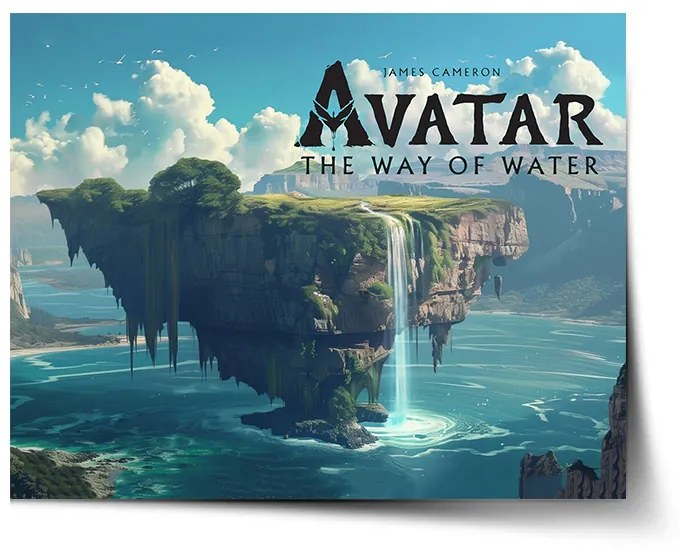 Sablio Plagát Avatar The Way of Water Plávajúci ostrov - 60x40 cm