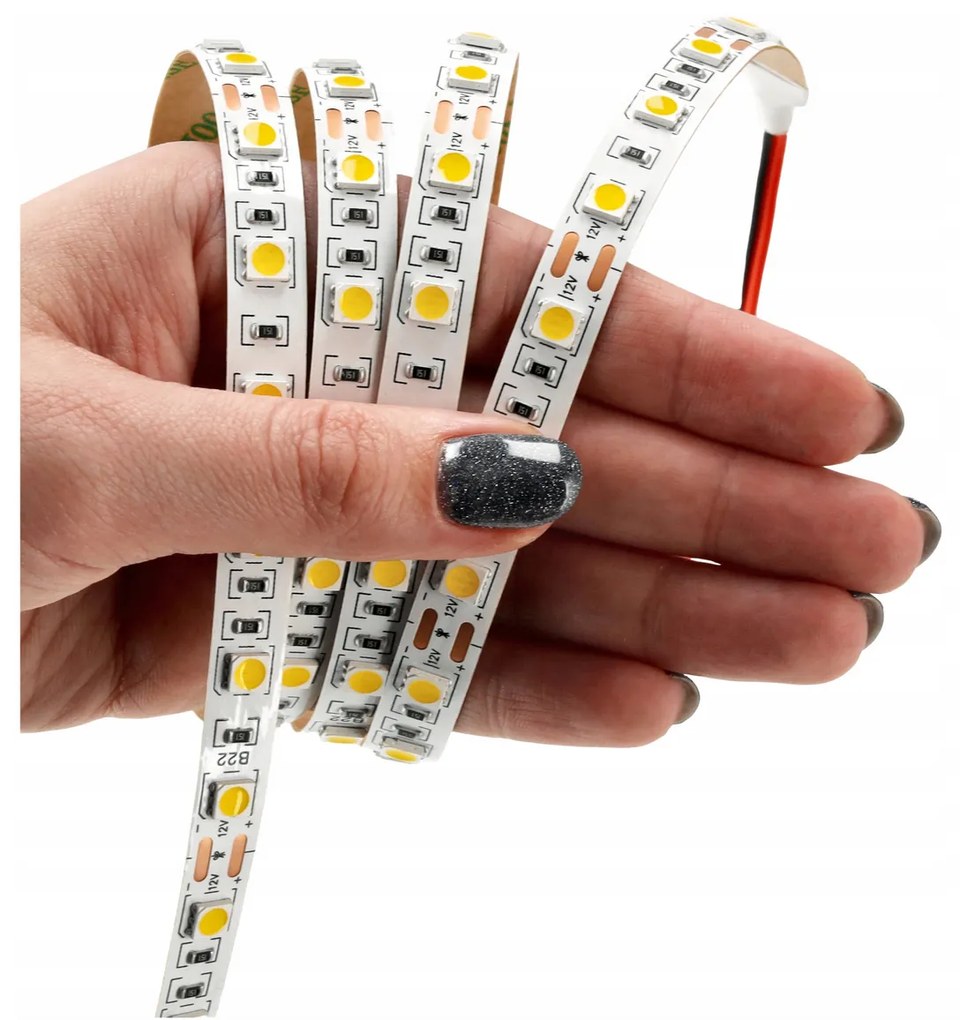 ECOLIGHT LED pásik - SMD 2835 600 - 50 m - 9,6 W/m - IP20 - neutrálna biela