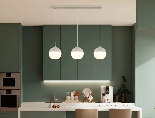 Globo 15999-3H - Závesné svietidlo RAGUSA na lanku 3xE27/60W/230V