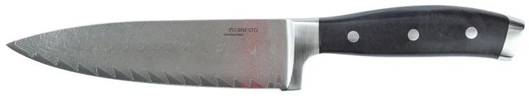 ERNESTO®  Kuchynský nôž/Nôž na zeleninu z damascénskej ocele (kuchynský nôž s nitovanou rukoväťou)  (100357369)