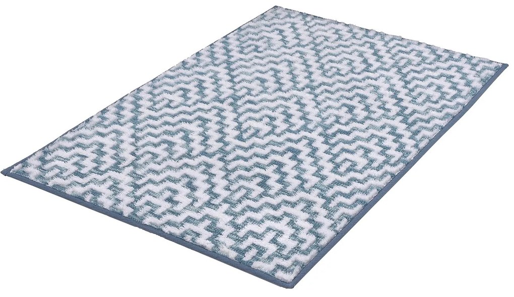 Kleine Wolke Koberček do kúpeľne Botany (modrá, 70 x 120 cm) (100287275)