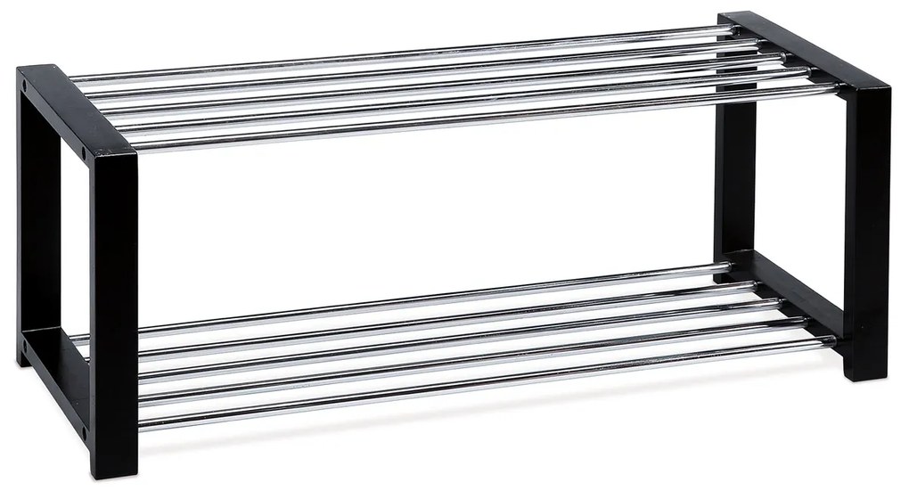 Botník dvojúrovňový Autronic 83168-11 BK, 80cm