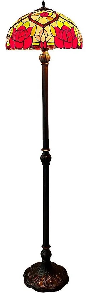 Brilagi - Tiffany vitrážová stojacia lampa GARLAN 2xE27/60W/230V