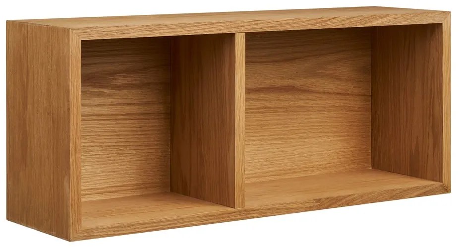 Poschodová polica v dekore duba v prírodnej farbe 20 cm Oshawa – House Nordic