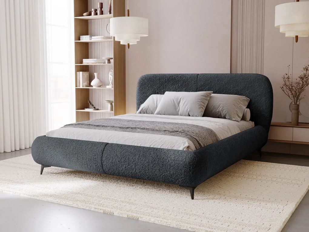 Čalúnená posteľ s úložným priestorom Nizori, Rozmer postele: 200x200, Poťahy: Coral 55