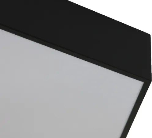 LED Stropné svietidlo LED/240W/230V 3000/4000/6500K pr. 120 cm čierna