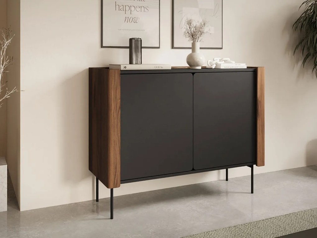Komoda Kolpoi KK105, Farby:: orech + čierna