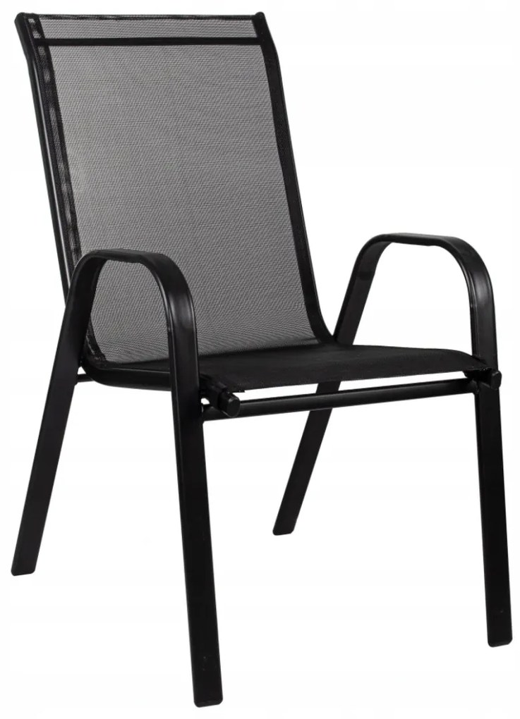 TEXIM Záhradná jedálenská zostava - stôl VIKING XL + 6x stolička RAMADA, hliník + umelé drevo / oceľ + textil
