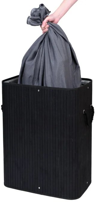 Kôš na bielizeň čierny / sivý