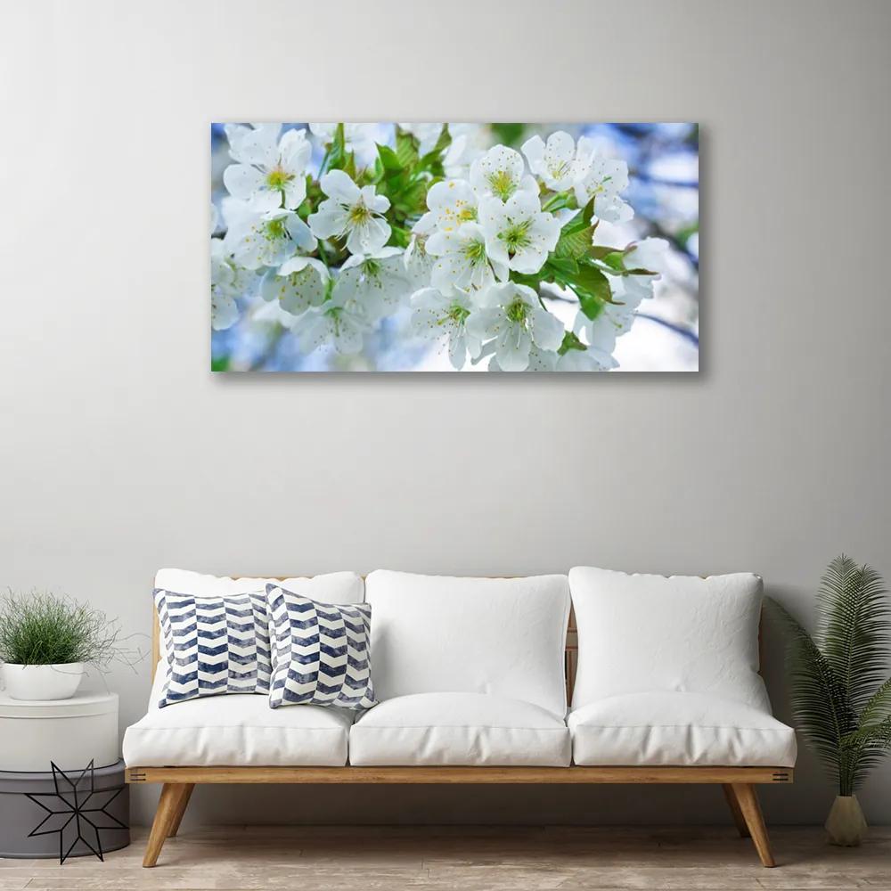 Obraz Canvas Kvety strom listy príroda 120x60 cm