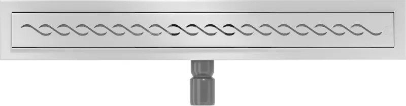 Mexen Flat nerezový sprchový žľab 70 cm vzor M18, 1023070-15