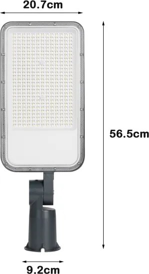 Brilagi - LED vonkajšie pouličné svietidlo s kĺbom. URBANLIGHT LED/200W/230V antracit IP65