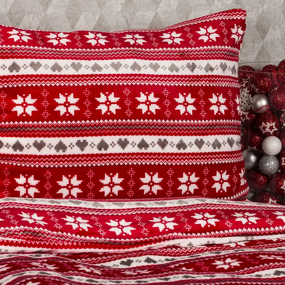 4Home obliečky mikroflanel Zimný sen, 140 x 220 cm, 70 x 90 cm