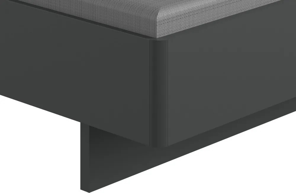 Posteľ s nočnými stolíkmi Saigon 180x200 cm, s osvetlením