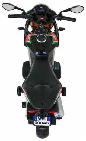RAMIZ Elektrická motorka Aprilia Tuono V4 - čierna