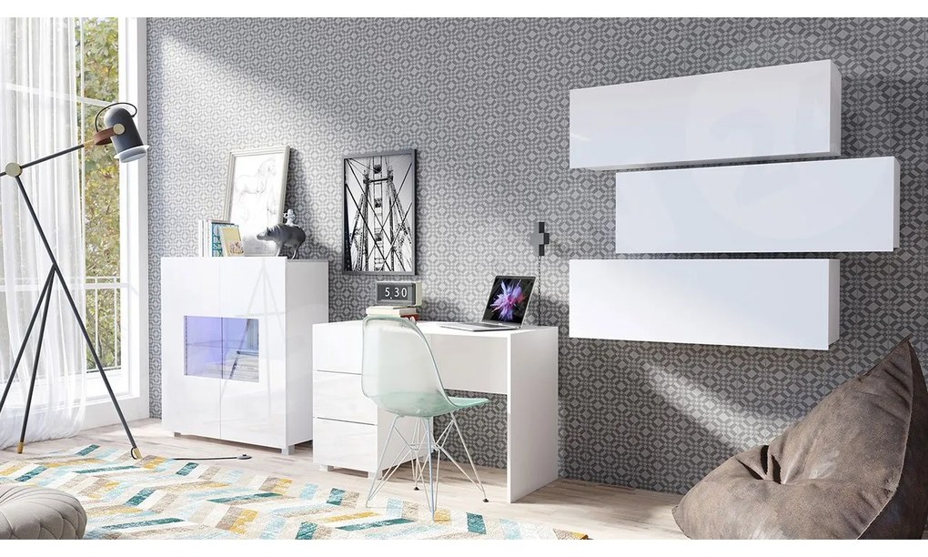 Nábytok Bralani XV, Farby: dub zlatá, Osvetlenie: bez osvetlenia