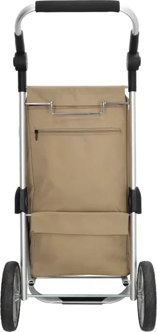 Beagles Béžový kárový nastaviteľný nákupný vozík na kolieskach “Hercules“