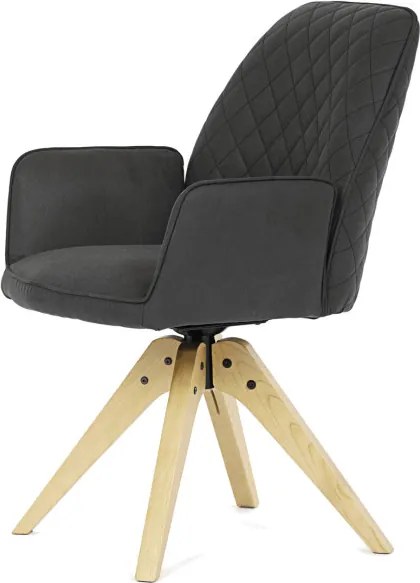 Jedálenská stolička čierna HC-539 BK3