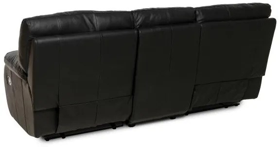 Trojmiestna pohovka MESONICA s manuálnou funkciou relax, tm. sivá (Genisia 850)