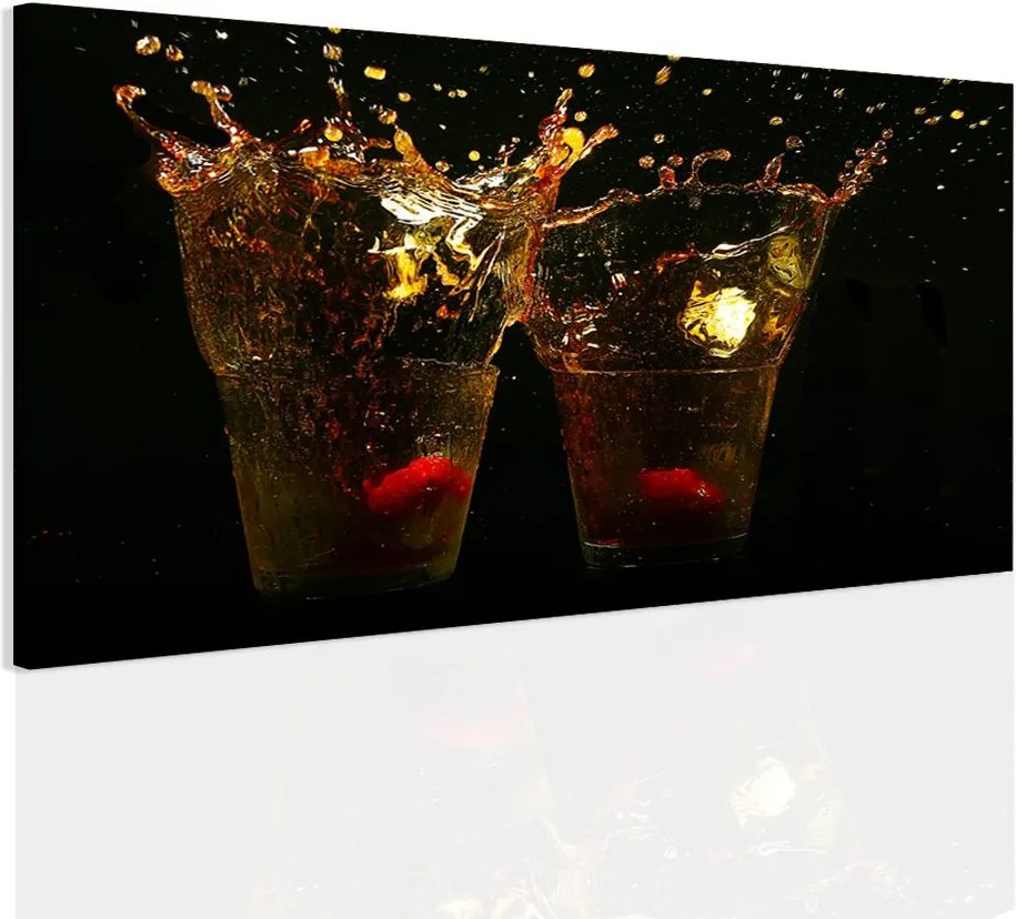 InSmile Obraz drink s jahodou 100x70 cm