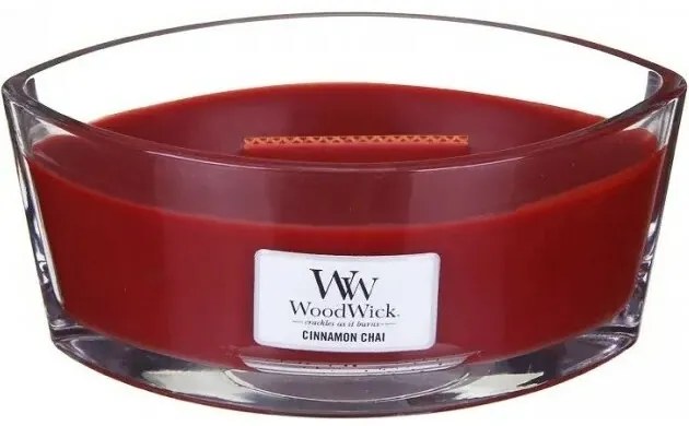 Vonná sviečka WoodWick Ship Cinnamon Chai, 453 g