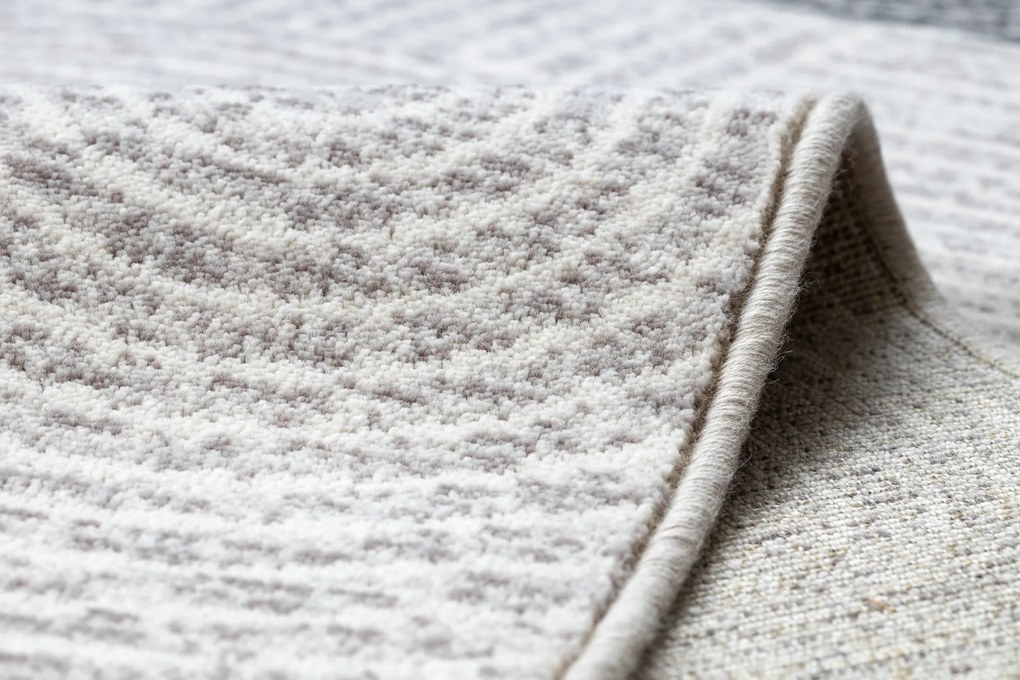 Koberec vlnený ANGEL 7901 / 52022 geometrický béžovo-sivý