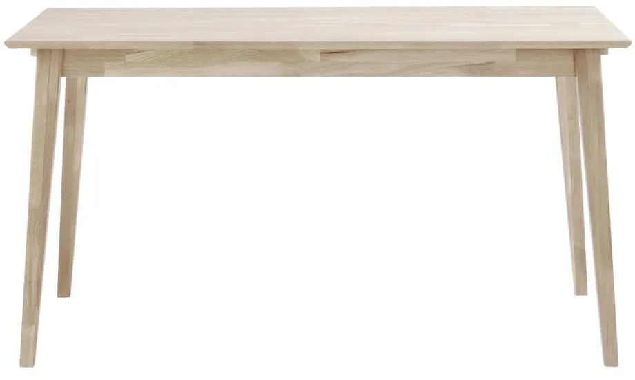 Matne lakovaný dubový jedálenský stôl Rowico Mimi, 140 x 90 cm