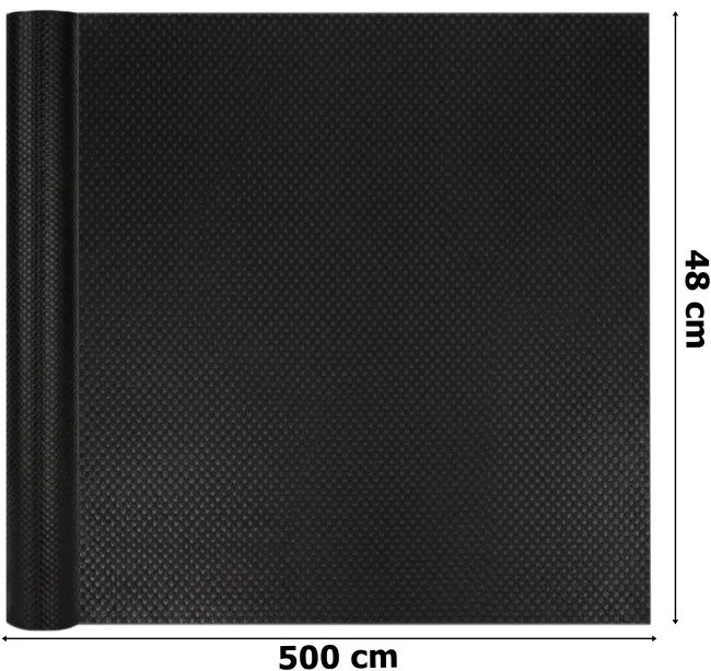Protišmyková podložka HALVE čierna 48x500 cm
