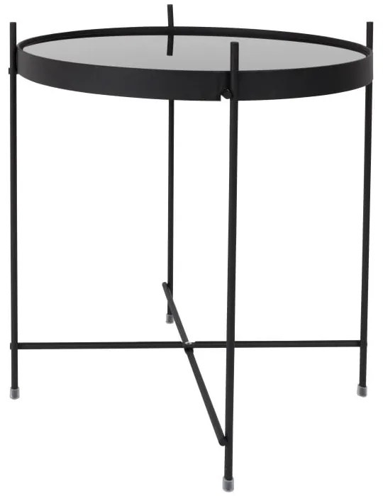 Čierny odkladací stolík Zuiver Cupid