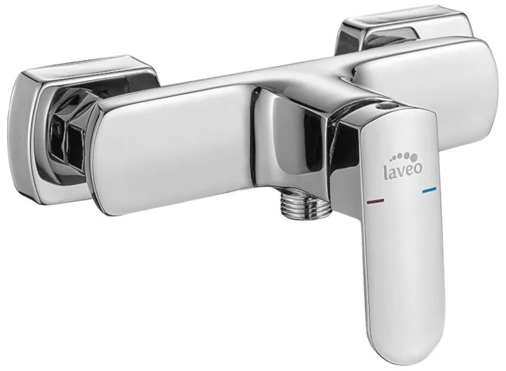 Laveo Calla, nástenná sprchová batéria 150mm, chróm, LAV-BAC_040D