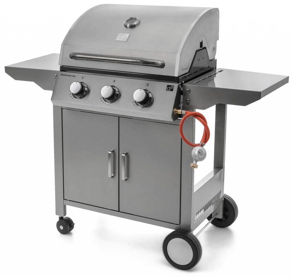 Plynový gril G21 Oklahoma BBQ PremLine 3 horáky - redukčný ventil ZADARMO