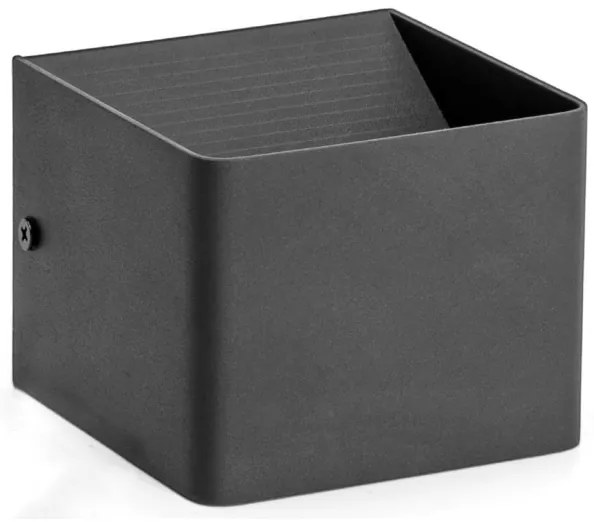 Aigostar - LED Nástenné svietidlo LED/5,5W/230V 10x10 cm čierna