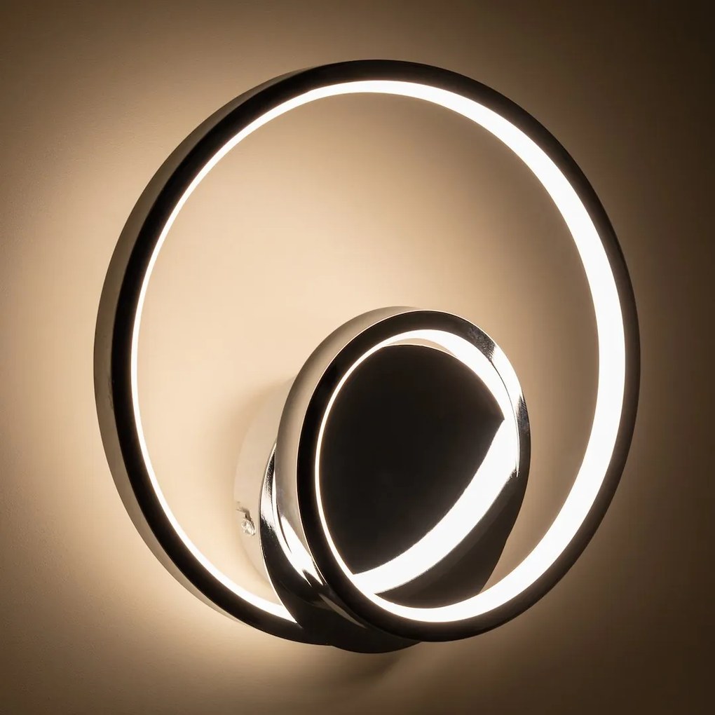 Nástenné LED svietidlo Lucero, 1x LED 13w, 4000k, ch