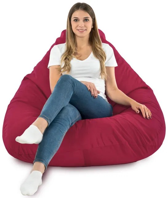 Sedací vak DROP XXL ružový