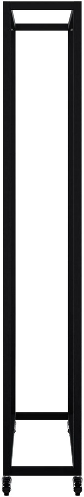 Stojan na drevo Hilta 25x100x150 cm - čierna