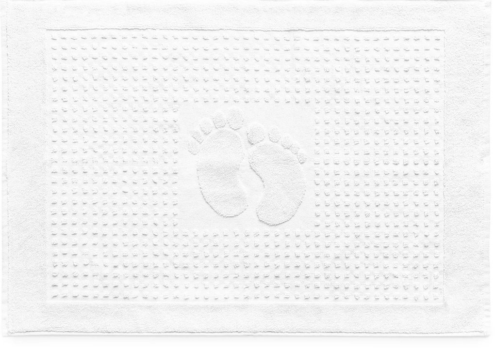 PREDLOŽKA DO KÚPEĽNE HOTEL FEET BIELA 50X70 CM