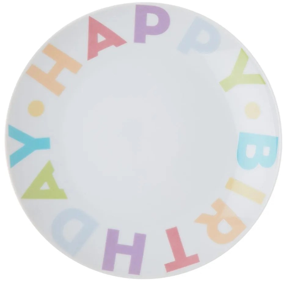 HAPPY BIRTHDAY Tanier 20 cm - mix