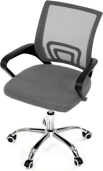 Detská otočná stolička sivá KA-L103 GREY