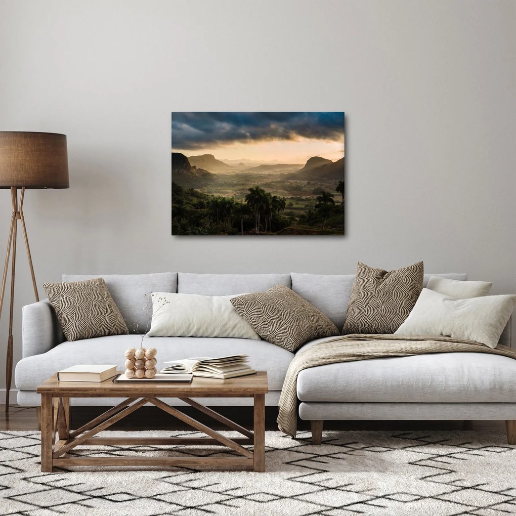 Obraz - Kubánske vrcholky (70x50 cm)