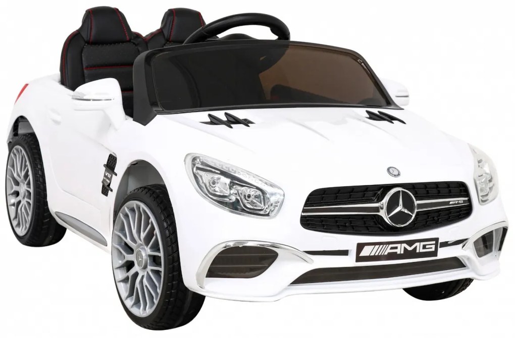 RAMIZ Elektrické autíčko Mercedes Benz AMG SL65 - biele