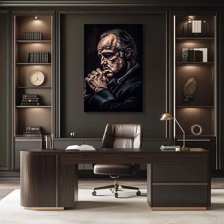 Obraz Godfather: Moc a rešpekt | Talianske plátno 100x150 cm