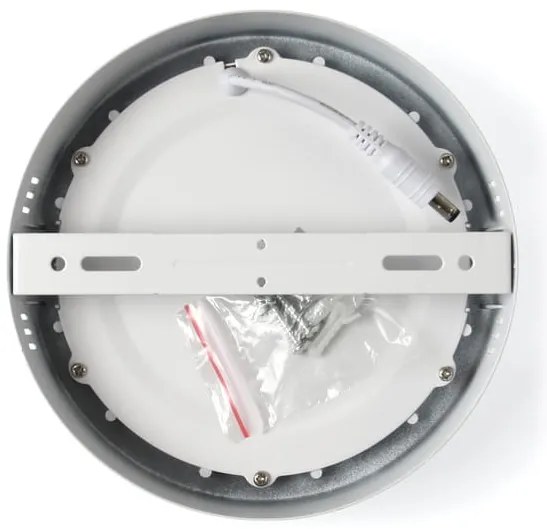 BERGE LED panel kruhový 170x35mm prisadený - 12W - 230V - 860Lm - IP20 - neutrálny