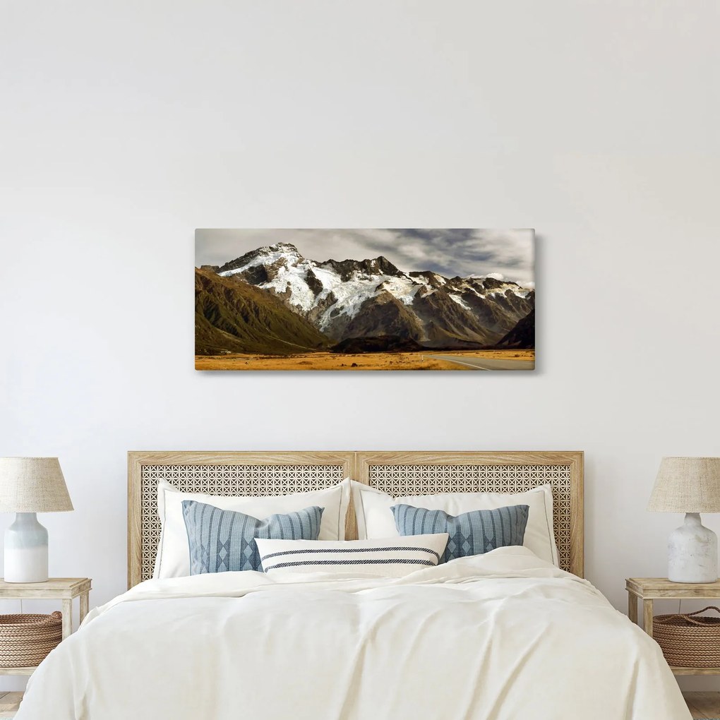 Obraz hory Sefton, Nový Zéland (120x50 cm)