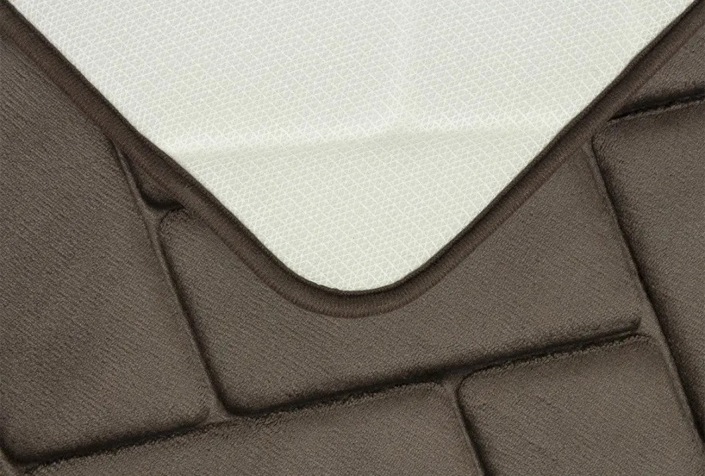 Protišmyková kúpeľňová predložka 3D 7288 coffee, 50x80, hnedá, kúpeľňa, BO-MA